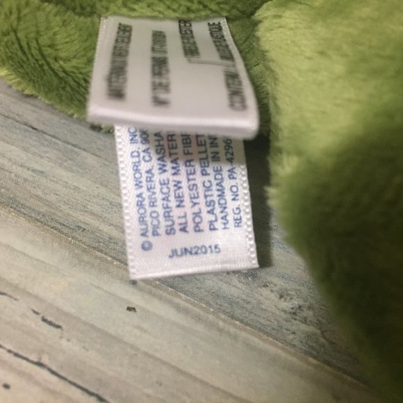 Aurora Sea Turtle Plush, 10", Stuffed Animal Toy, Very Soft - Picture 7 of 7